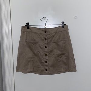Altar’d State Tan Skirt - Size Medium